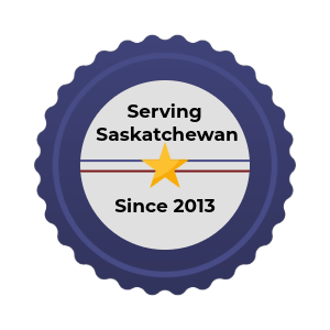 Serving Saskatchewan since 2013 badge